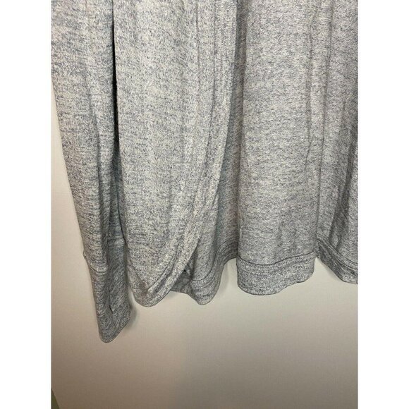 Athleta Luxe Pose Open Front Cardigan Sweater Jacket Heathered Grey XXS - Picture 3 of 5